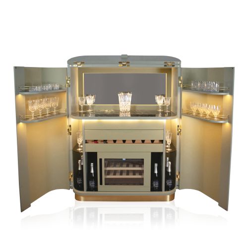 Peninsula Bar Armoire