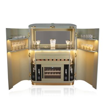 Agresti bar armoire Peninsula