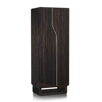 Agresti Polished Black Armoire Arco Rutenio