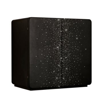 Agresti Black Armoured Armoire Swarovski Notte D'Oriente