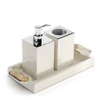 Arcahorn Argentella black Bathroom Set