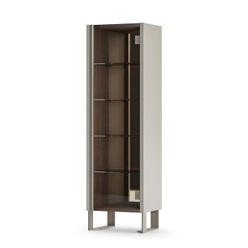 IVG Home Collection Futura 1-door Glass Cupboard