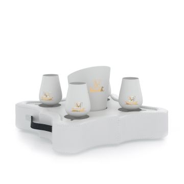 Samuele Mazza by DFN Canopo Floating Tray with Glass Holder