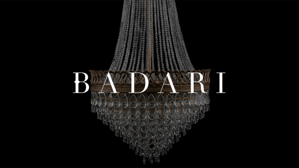 Badari luxury lighting – Made in Italy chandeliers and decorative pieces in brass and crystal, available at 101domus